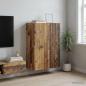 Preview: ARDEBO.de - Wandschrank 66 x 34,5 x 90 cm Holzwerkstoff Altholz