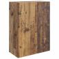Preview: Wandschrank 66 x 34,5 x 90 cm Holzwerkstoff Altholz