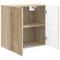 Preview: Wandschrank 59 x 31 x 60 cm Holzwerkstoff Sonoma-Eiche