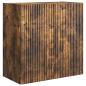 Preview: Wandschrank 59 x 31 x 60 cm Holzwerkstoff Räuchereiche