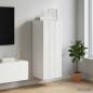 Preview: ARDEBO.de - Wandschrank 33 x 34,5 x 90 cm Holzwerkstoff Wei?