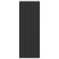 Preview: Wandschrank 33 x 34,5 x 90 cm Holzwerkstoff Schwarz