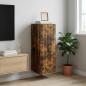 Preview: ARDEBO.de - Wandschrank 33 x 34,5 x 90 cm Holzwerkstoff Räuchereiche