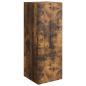 Preview: Wandschrank 33 x 34,5 x 90 cm Holzwerkstoff Räuchereiche