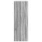 Preview: Wandschrank 33 x 34,5 x 90 cm Holzwerkstoff Sonoma-Grau