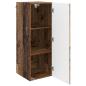 Preview: Wandschrank 33 x 34,5 x 90 cm Holzwerkstoff Altholz