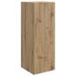 Preview: Wandschrank 33 x 34,5 x 90 cm Holzwerkstoff Artisan-Eiche