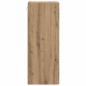 Preview: Wandschrank 33 x 34,5 x 90 cm Holzwerkstoff Artisan-Eiche