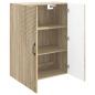 Preview: Wandschrank Sonoma-Eiche 66 x 34,5 x 90 cm Holzwerkstoff