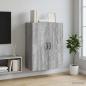 Preview: ARDEBO.de - Wandschrank Grau Sonoma 66 x 34,5 x 90 cm Holzwerkstoff