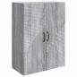 Preview: Wandschrank Grau Sonoma 66 x 34,5 x 90 cm Holzwerkstoff