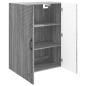 Preview: Wandschrank Grau Sonoma 66 x 34,5 x 90 cm Holzwerkstoff