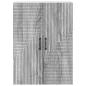 Preview: Wandschrank Grau Sonoma 66 x 34,5 x 90 cm Holzwerkstoff