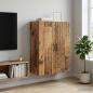 Preview: ARDEBO.de - Wandschrank Altholz 66 x 34,5 x 90 cm Holzwerkstoff
