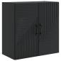 Preview: Wandschrank Schwarz 59 x 31 x 60 cm Holzwerkstoff