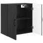 Preview: Wandschrank Schwarz 59 x 31 x 60 cm Holzwerkstoff