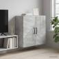 Preview: ARDEBO.de - Wandschrank Betongrau 59 x 31 x 60 cm Holzwerkstoff