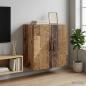 Preview: ARDEBO.de - Wandschrank Altholz 59 x 31 x 60 cm Holzwerkstoff