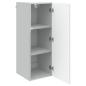 Preview: Wandschrank Weiß 33 x 34,5 x 90 cm Holzwerkstoff