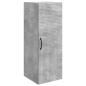 Preview: Wandschrank Betongrau 33 x 34,5 x 90 cm Holzwerkstoff