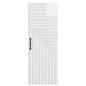 Preview: Wandschrank Hochglanz Weiß 33 x 34,5 x 90 cm Holzwerkstoff