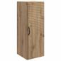Preview: Wandschrank 33 x 34,5 x 90 cm Holzwerkstoff Artisan-Eiche