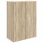 Preview: Wandschrank 66 x 34,5 x 90 cm Holzwerkstoff Sonoma-Eiche