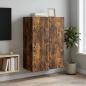 Preview: ARDEBO.de - Wandschrank 66 x 34,5 x 90 cm Holzwerkstoff Räuchereiche