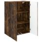 Preview: Wandschrank 66 x 34,5 x 90 cm Holzwerkstoff Räuchereiche