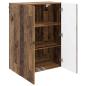Preview: Wandschrank 66 x 34,5 x 90 cm Holzwerkstoff Altholz