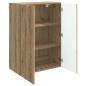 Preview: Wandschrank 66 x 34,5 x 90 cm Holzwerkstoff Artisan-Eiche