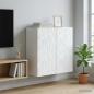 Preview: ARDEBO.de - Wandschrank Weiß 59 x 31 x 60 cm Holzwerkstoff