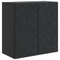 Preview: Wandschrank 59 x 31 x 60 cm Holzwerkstoff Schwarz