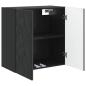 Preview: Wandschrank 59 x 31 x 60 cm Holzwerkstoff Schwarz