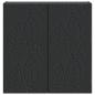 Preview: Wandschrank 59 x 31 x 60 cm Holzwerkstoff Schwarz