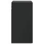 Preview: Wandschrank 59 x 31 x 60 cm Holzwerkstoff Schwarz