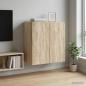 Preview: ARDEBO.de - Wandschrank 59 x 31 x 60 cm Holzwerkstoff Sonoma-Eiche