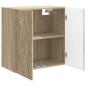 Preview: Wandschrank 59 x 31 x 60 cm Holzwerkstoff Sonoma-Eiche