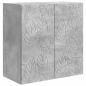 Preview: Wandschrank 59 x 31 x 60 cm Holzwerkstoff Betongrau