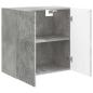 Preview: Wandschrank 59 x 31 x 60 cm Holzwerkstoff Betongrau