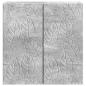 Preview: Wandschrank 59 x 31 x 60 cm Holzwerkstoff Betongrau