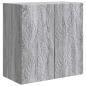Preview: Wandschrank 59 x 31 x 60 cm Holzwerkstoff Sonoma-Grau