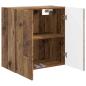 Preview: Wandschrank 59 x 31 x 60 cm Holzwerkstoff Altholz