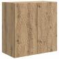 Preview: Wandschrank 59 x 31 x 60 cm Holzwerkstoff Artisan-Eiche