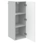 Preview: Wandschrank Weiß 33 x 34,5 x 90 cm Holzwerkstoff
