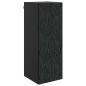Preview: Wandschrank 33 x 34,5 x 90 cm Holzwerkstoff Schwarz