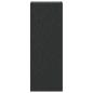 Preview: Wandschrank 33 x 34,5 x 90 cm Holzwerkstoff Schwarz