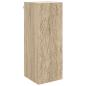 Preview: ARDEBO.de - Wandschrank 33 x 34,5 x 90 cm Holzwerkstoff Sonoma-Eiche