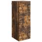Preview: Wandschrank 33 x 34,5 x 90 cm Holzwerkstoff Räuchereiche