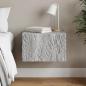 Preview: ARDEBO.de - Wandmontierter Beistelltisch Grau Sonoma 34,5 x 33 x 20 cm